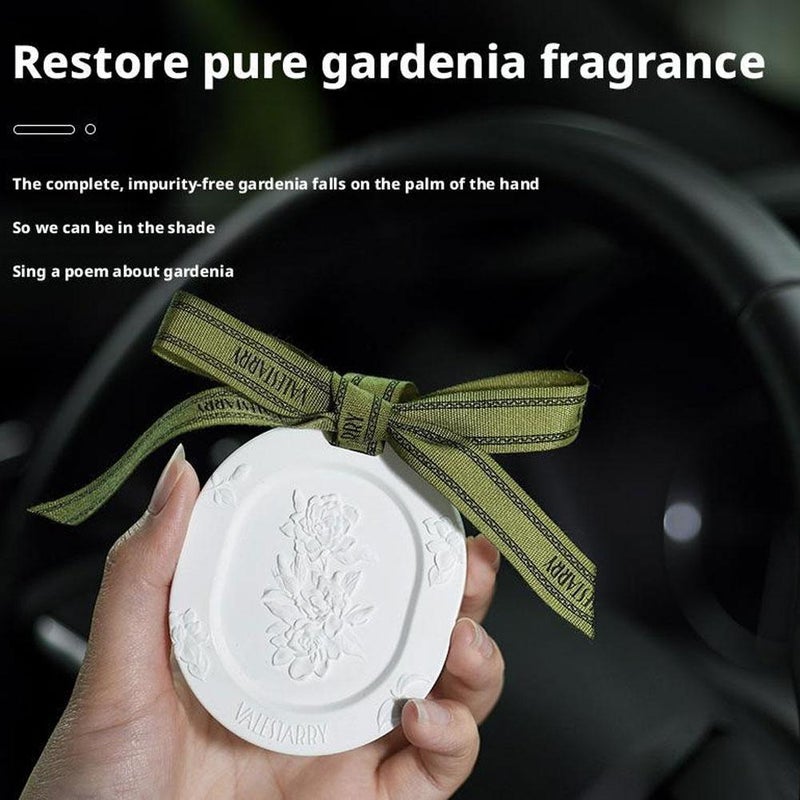 Car Aromatherapy Tablets, Hanging Aromatherapy Wax Tablet, Long Lasting Fragrance Flower Sachets for Cars, Room, Cabinets Bathroom, Office - Image 5